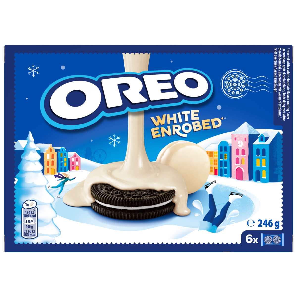 OREO White Chocolate Covered Sandwich Biscuits 246g