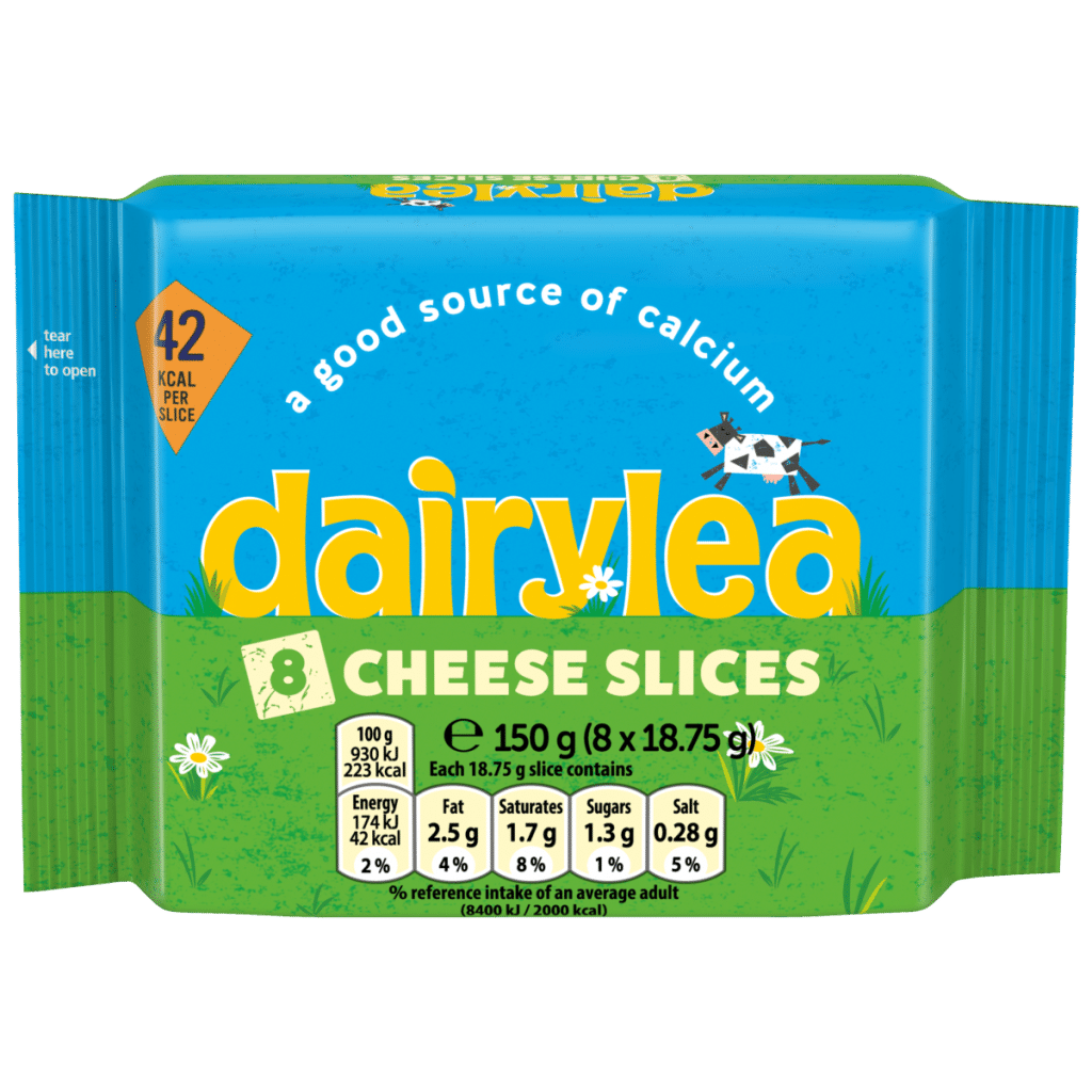 Dairylea Cheese Slices 8 Slices Multipack (8 x 18.75g) 150 g