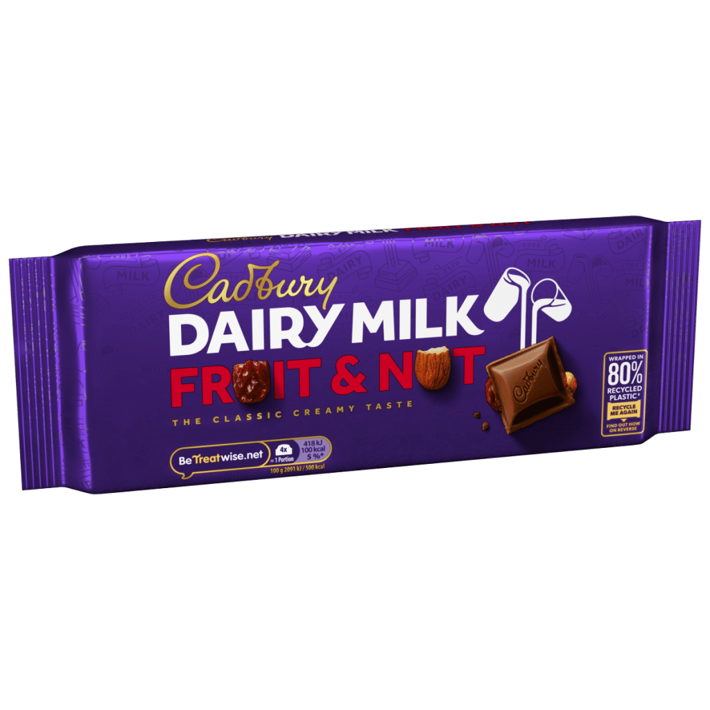 Cadbury Fruit and Nut Chocolate Bar 180 g