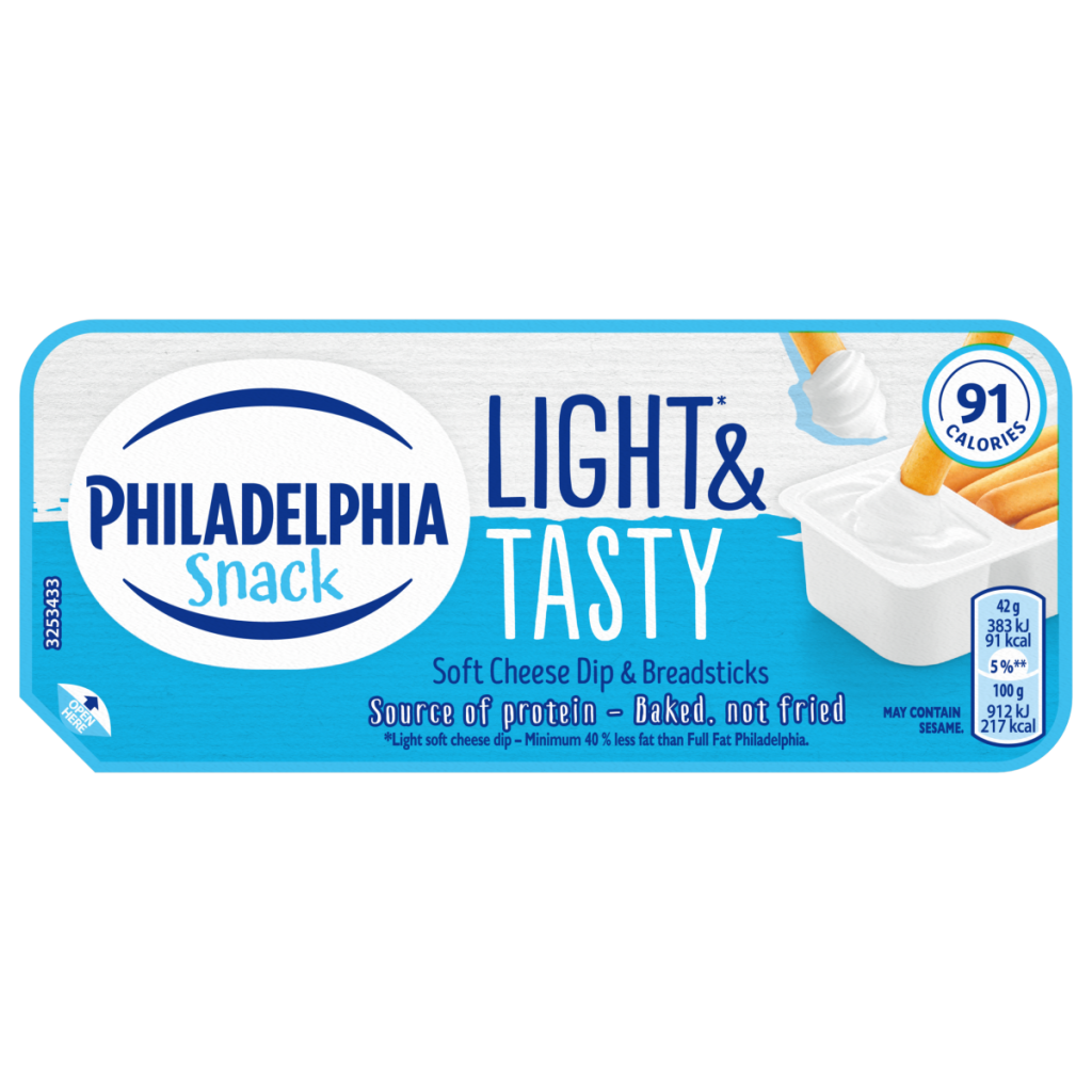 Philadelphia Snack Soft Cheese Dip & Breadsticks 42g