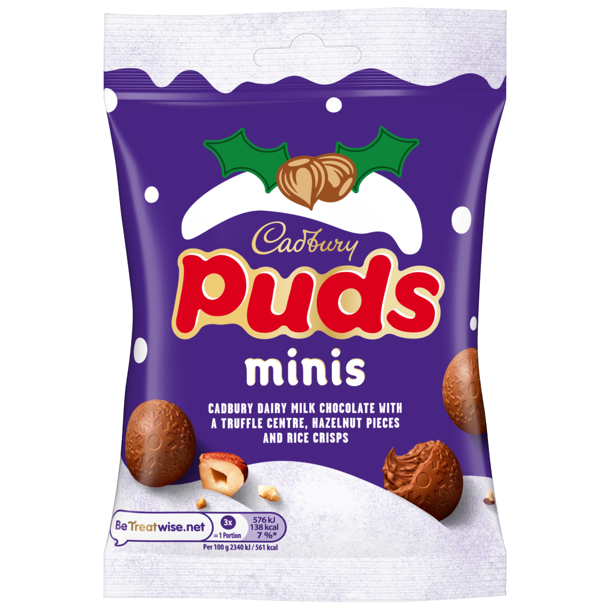 Cadbury Dairy Milk Chocolate Mini Puds Bag 73g