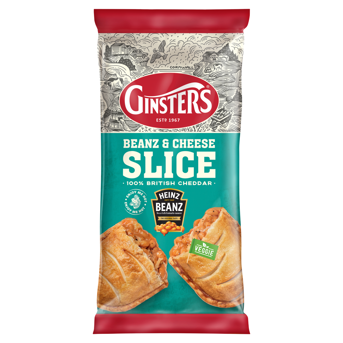 Ginsters Beanz & Cheese Slice 170g