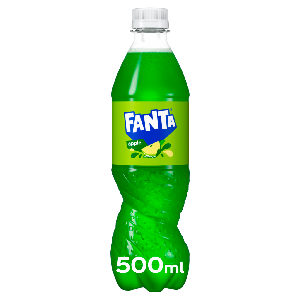 Fanta Apple Zero 500ml Bottle