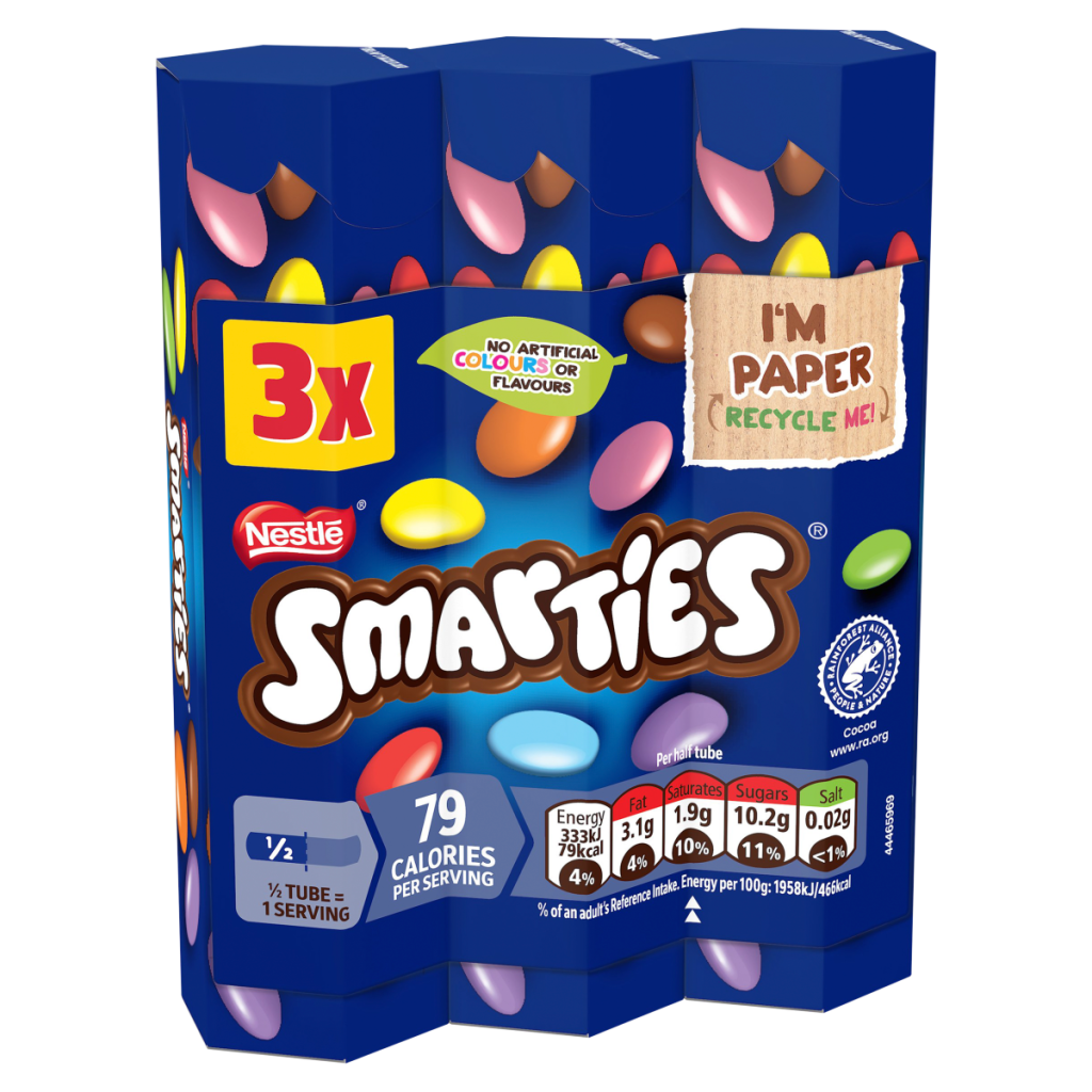 Smarties 102g (3 x 34g)