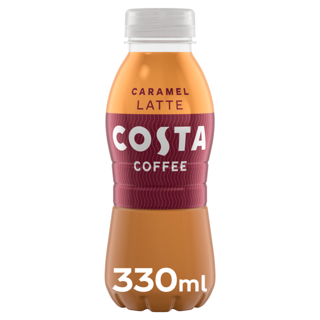 Costa Coffee Caramel Latte Iced Coffee 330ml Bottle