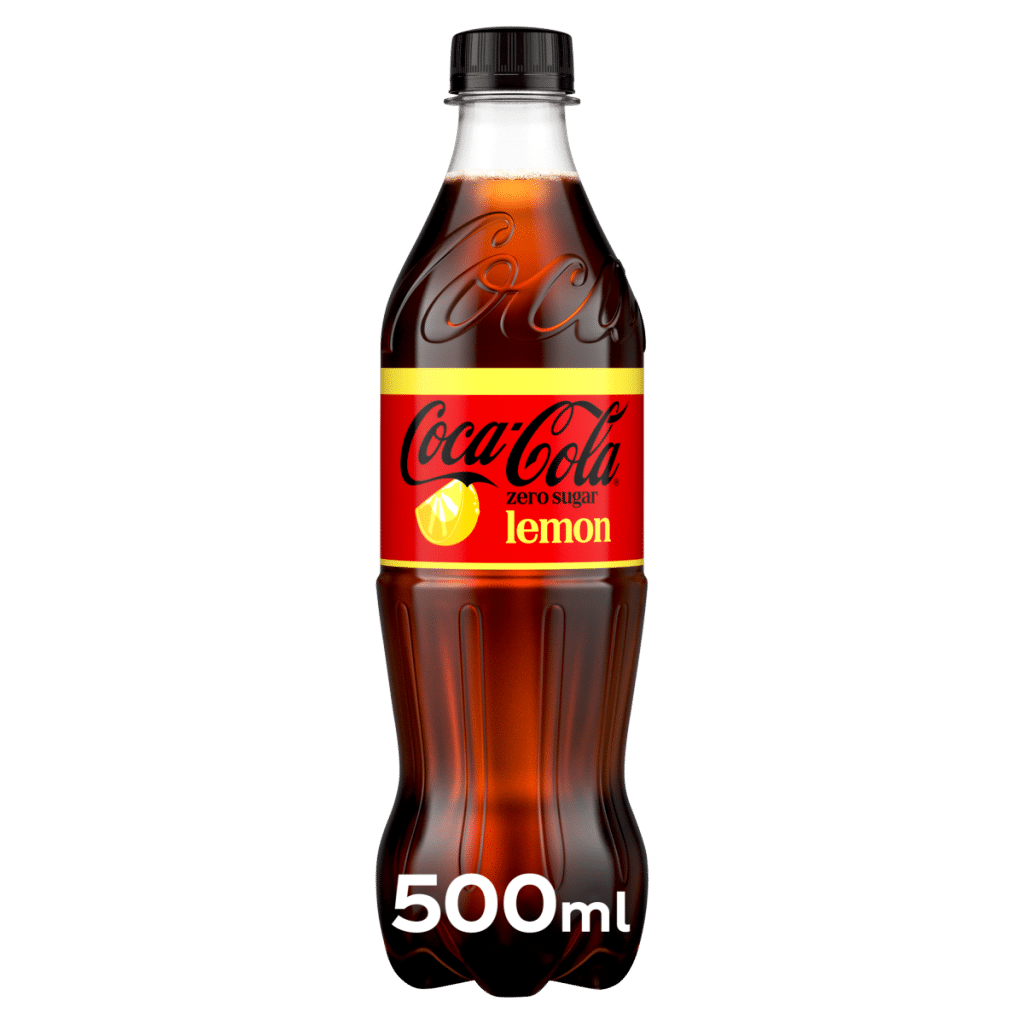 Coca-Cola Zero Sugar Lemon 500ml Bottle