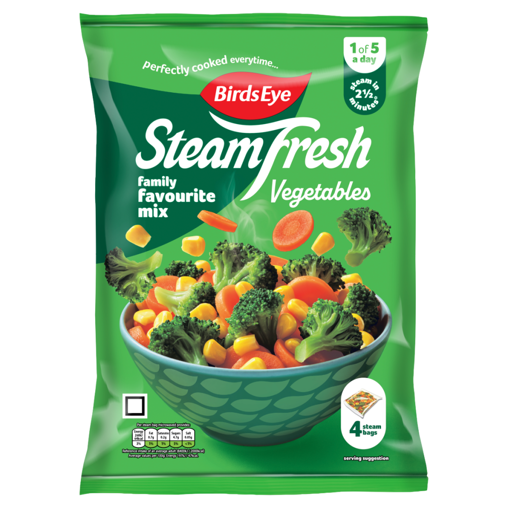 Birds Eye Steamfresh 4 Family Favourite Vegetables Mix 540g
