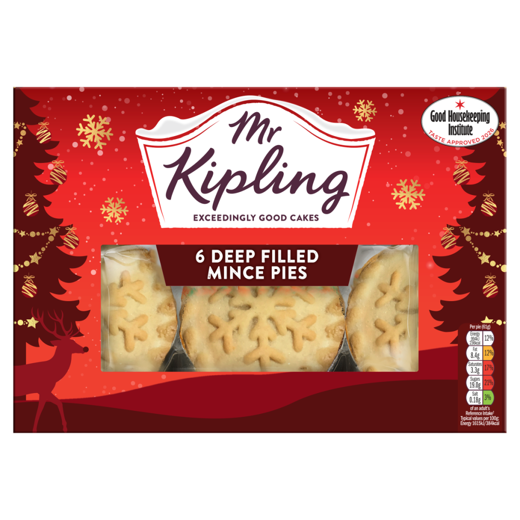 Mr Kipling 6 Deep Filled Mince Pies
