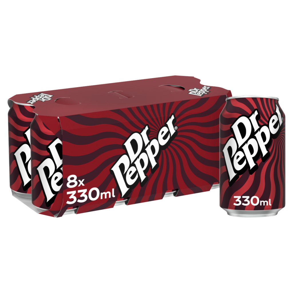 Dr Pepper 8 x 330ml Cans