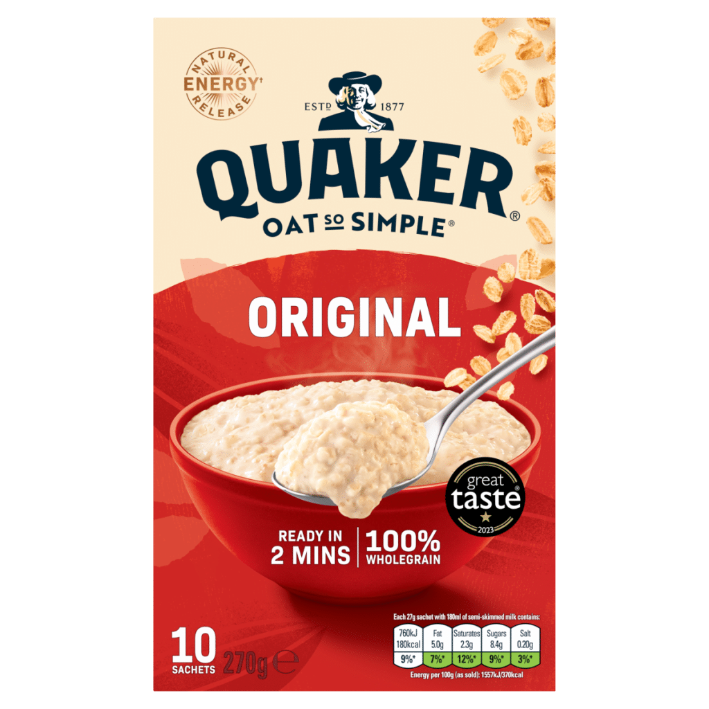 Quaker Oat So Simple Original Porridge Sachets 10x27g