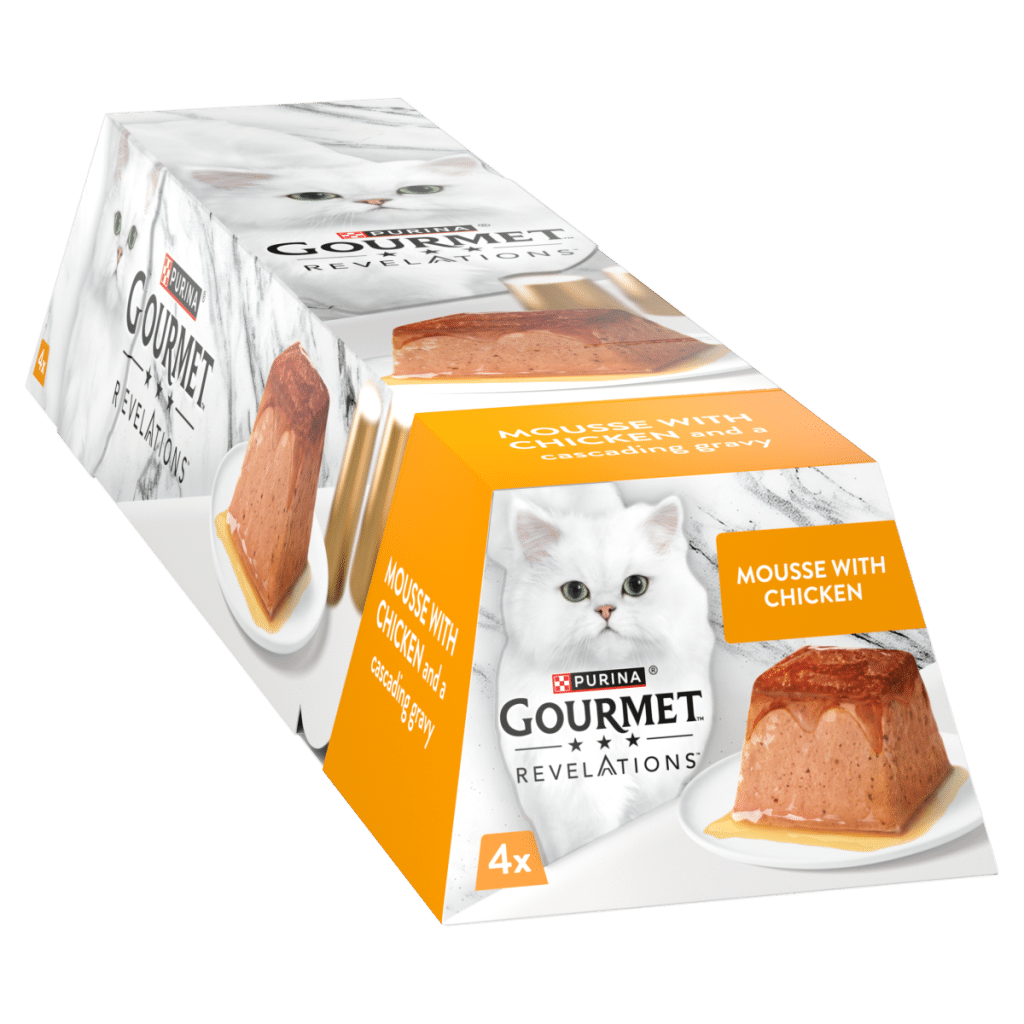 GOURMET Revelations Mousse Chicken Wet Cat Food 4x57g