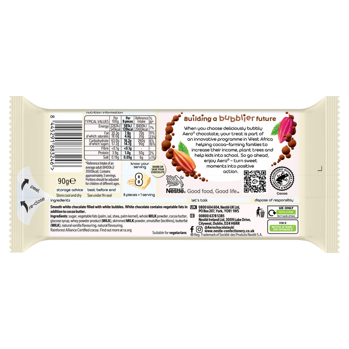 Aero Milk Chocolate 90g