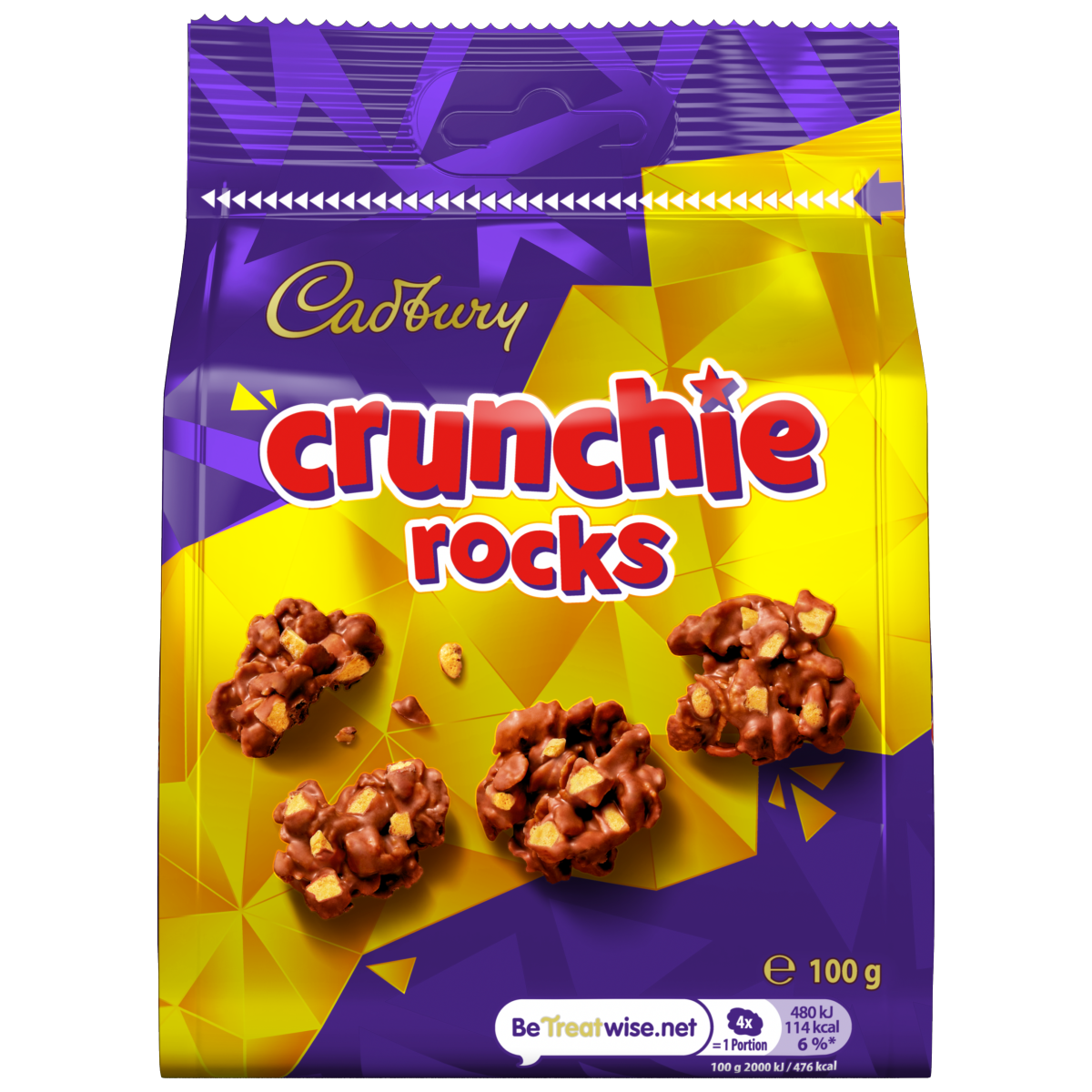 Cadbury Crunchie Rocks Chocolate Bag 100g