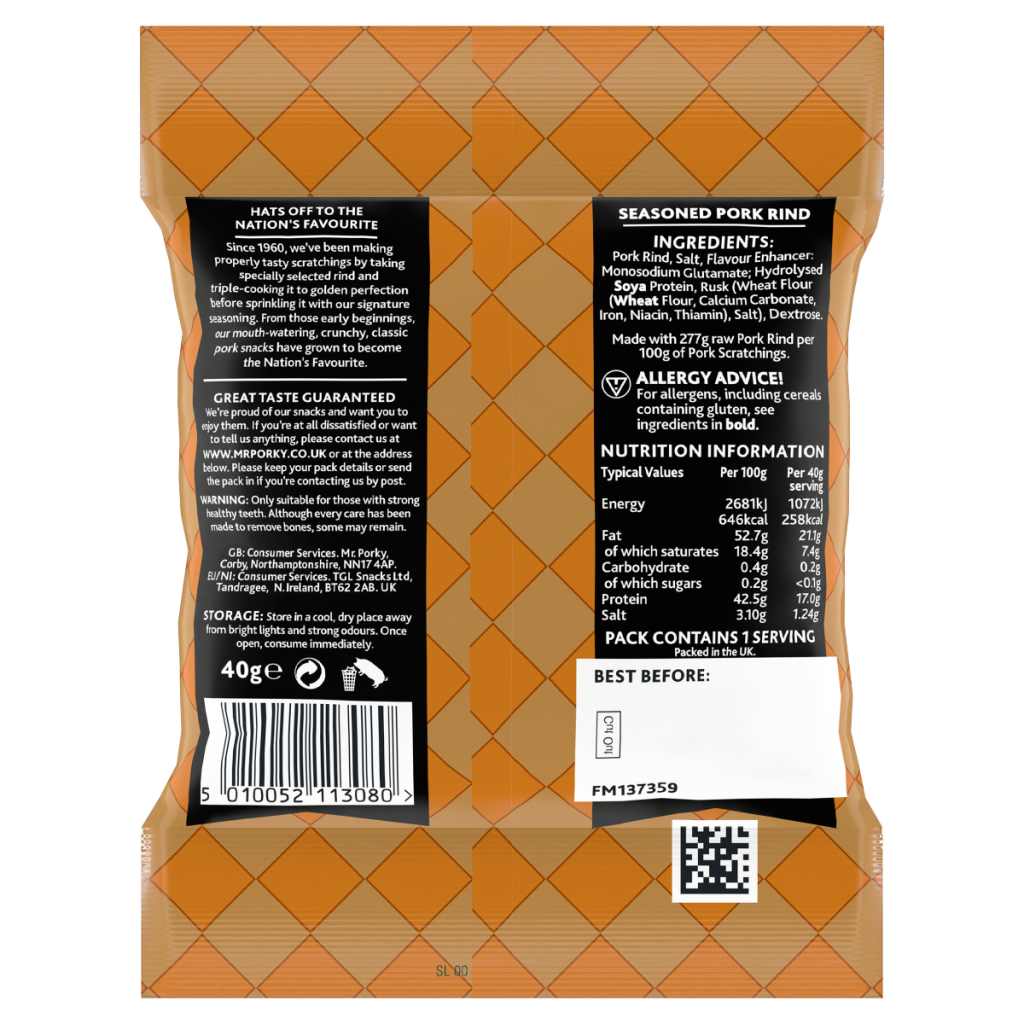 Mr. Porky Original Scratchings 40g