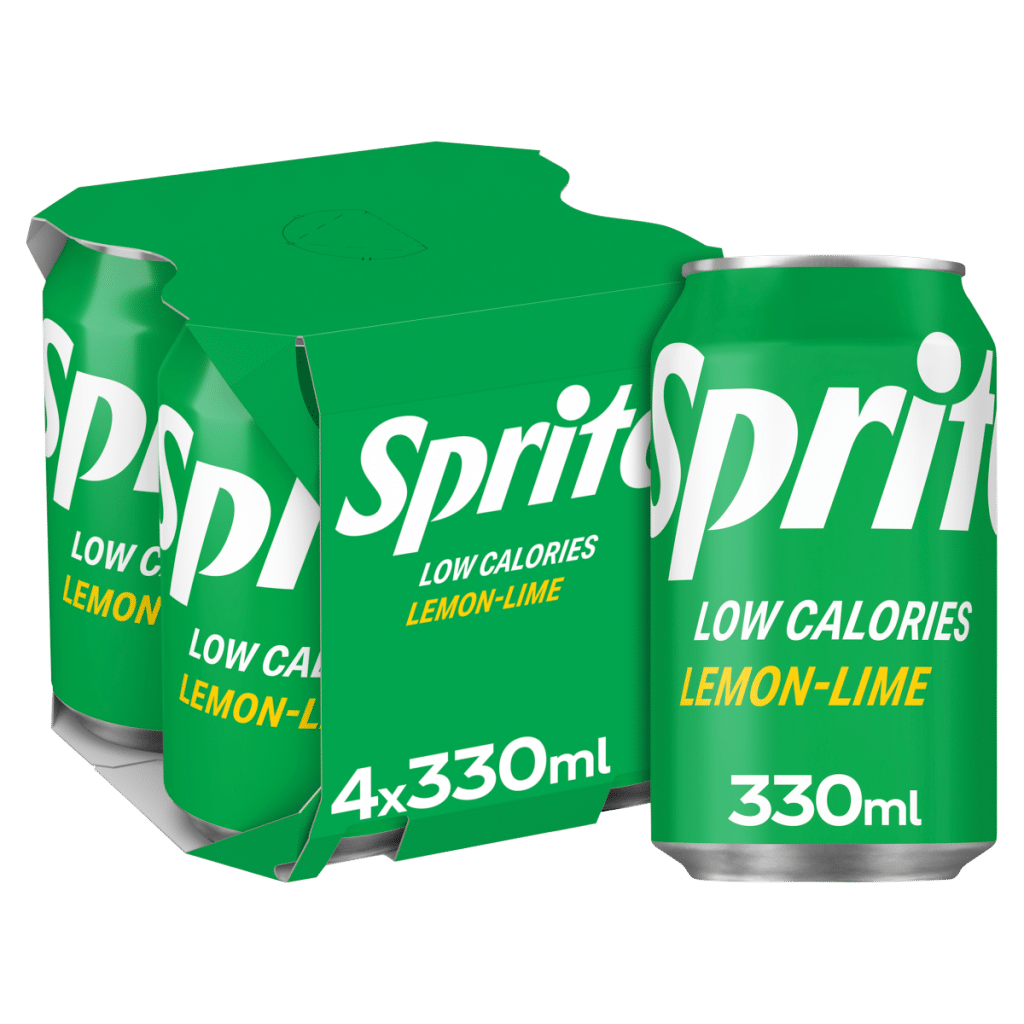 Sprite Lemon Lime 4 x 330ml Cans