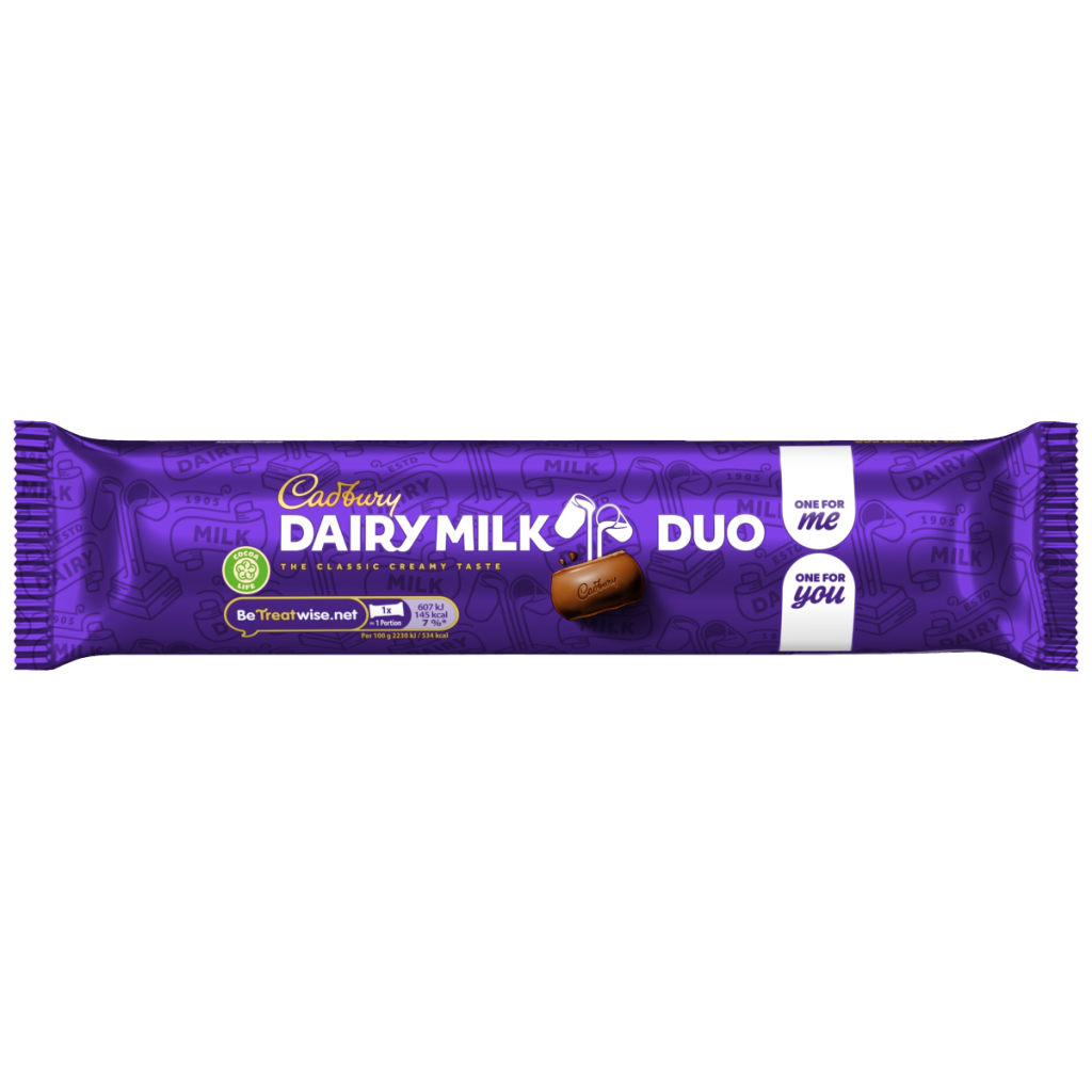 Cadbury Dairy Milk Chocolate Bar Duo 54.4 g