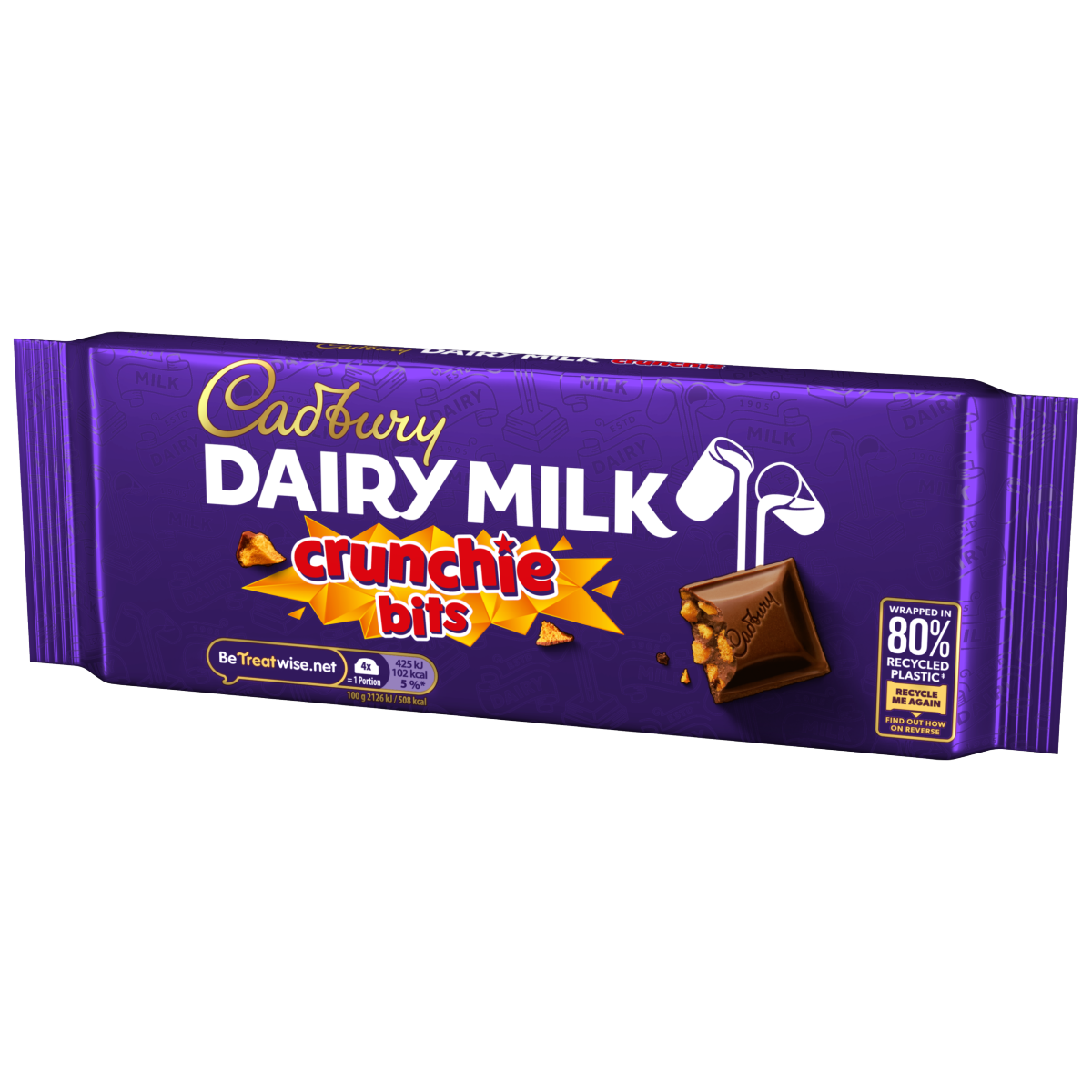 Cadbury Dairy Milk Crunchie Bits Chocolate Bar 180 g