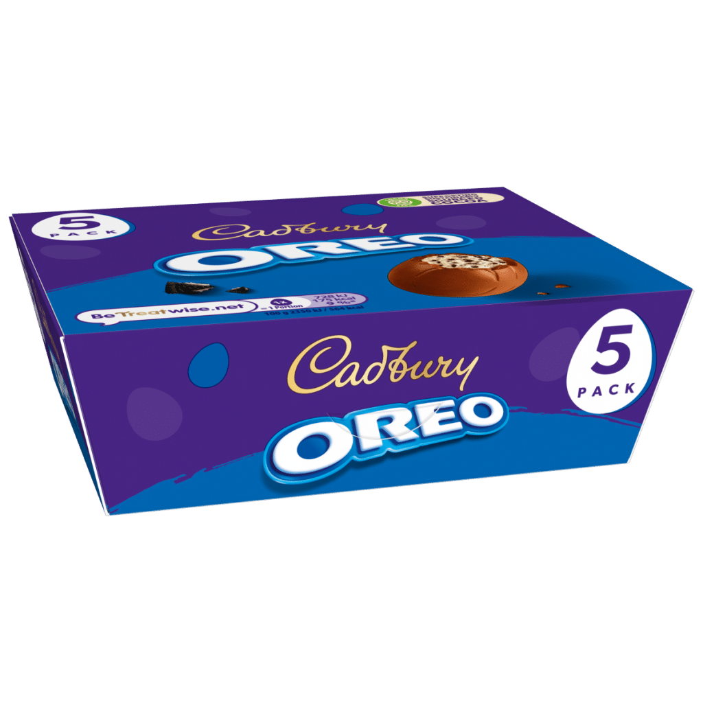 Cadbury Chocolate Oreo Eggs 5 Pack 155g (5 x 31g)