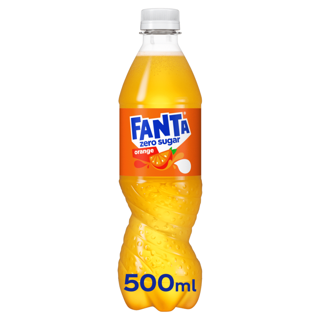 Fanta Orange Zero 500ml Bottle
