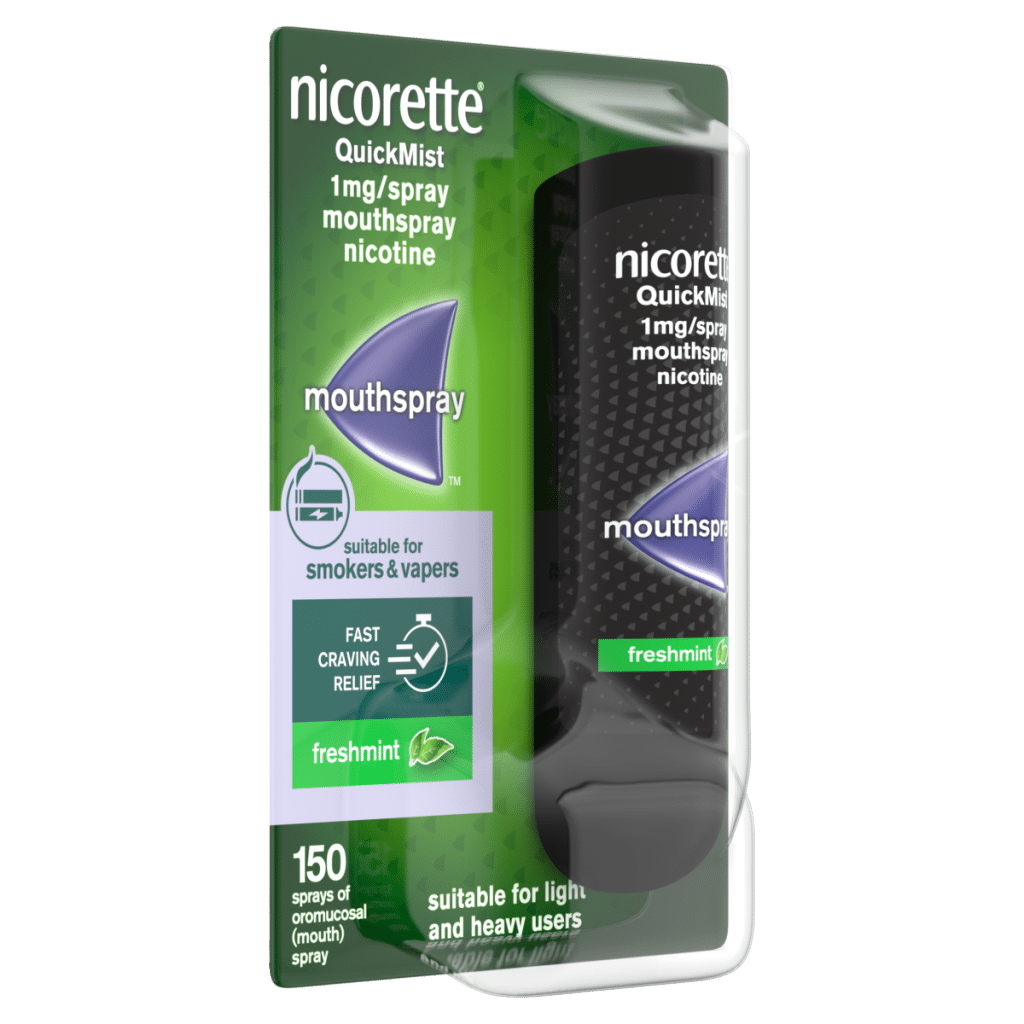 Nicorette Quickmist Freshmint Mouthspray 1 Unit, Quit Vaping Aid