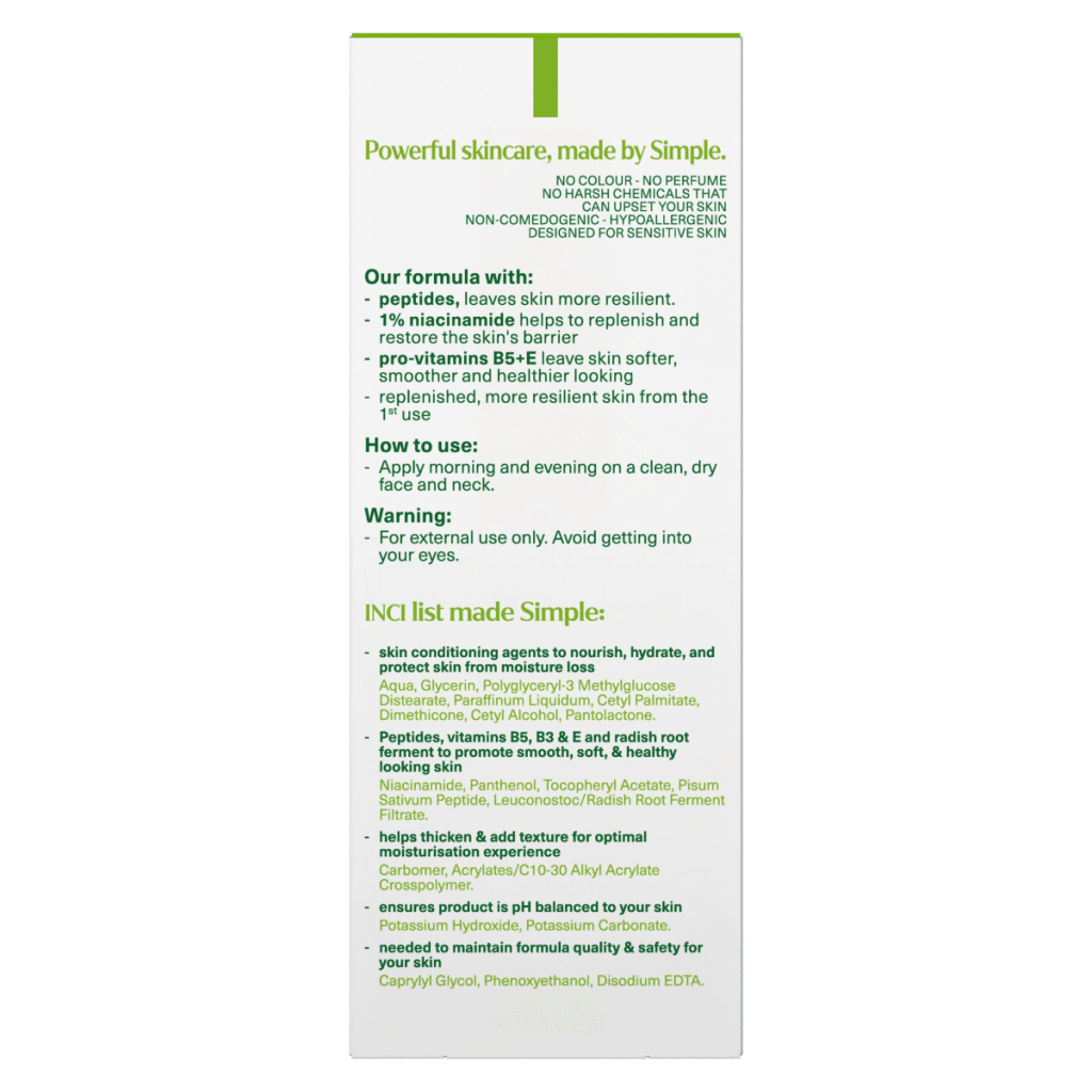 Simple Kind to Skin Hydrating Moisturiser 125 ml