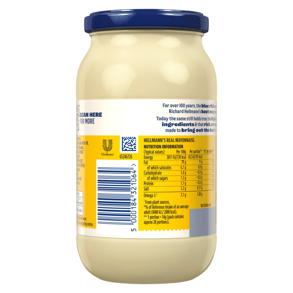 Hellmann’s Real Mayonnaise 400g