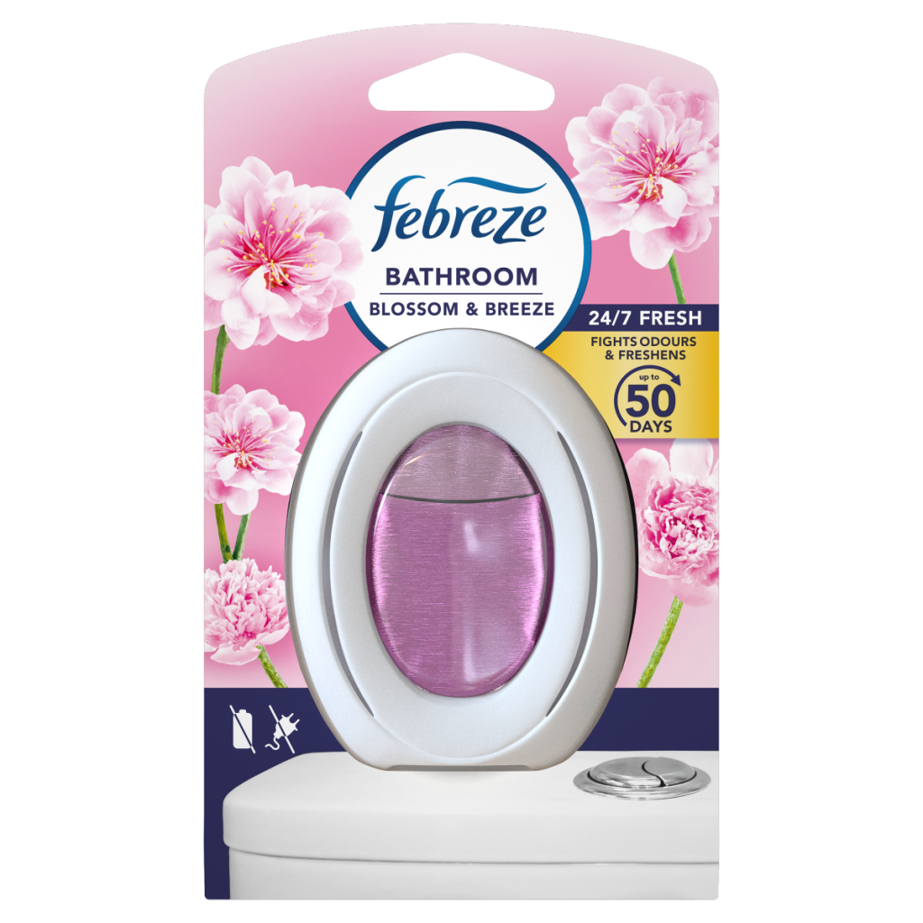 Febreze Bathroom, Continuous Air Freshener Blossom & Breeze 1 Count