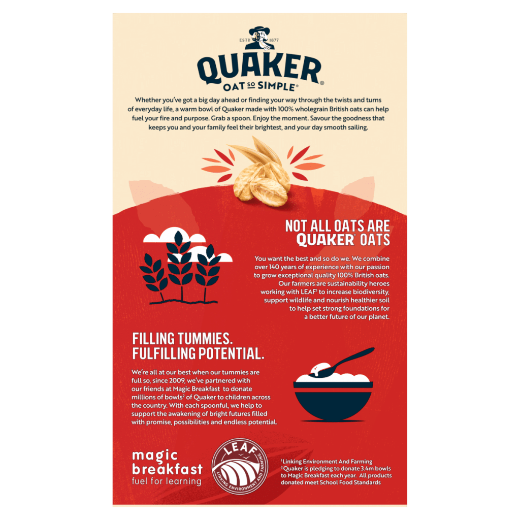 Quaker Oat So Simple Original Porridge Sachets 10x27g