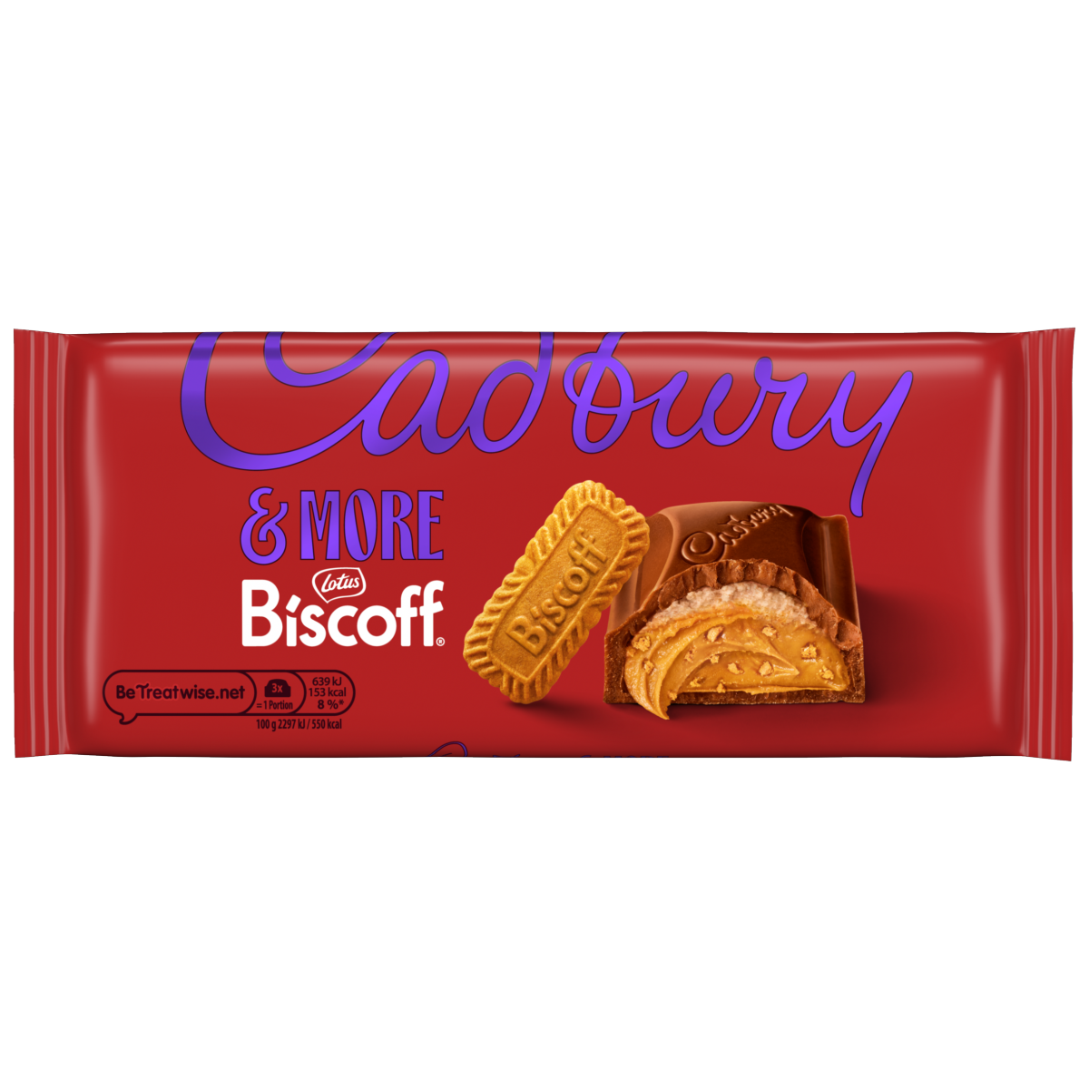 Cadbury &More Biscoff Chocolate Bar 195 g