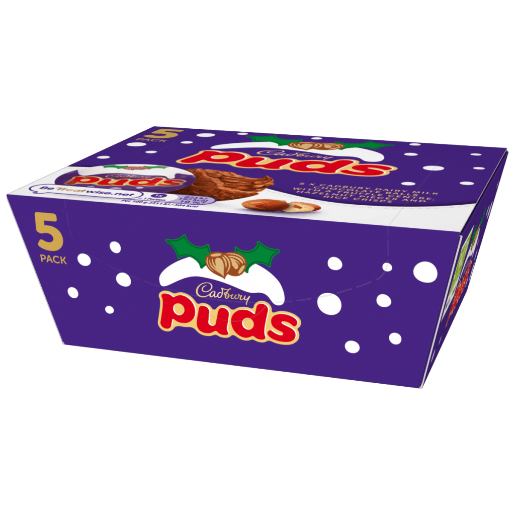 Cadbury Dairy Milk Chocolate Puds 5 Pack Multipack 175 g