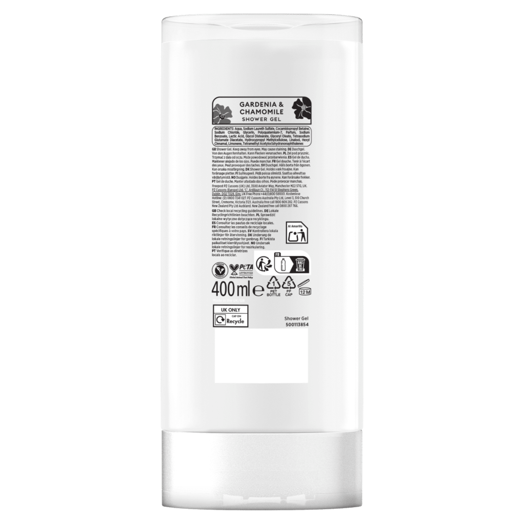 Cussons Collection Calming Gardenia & Chamomile Shower Gel 400ml