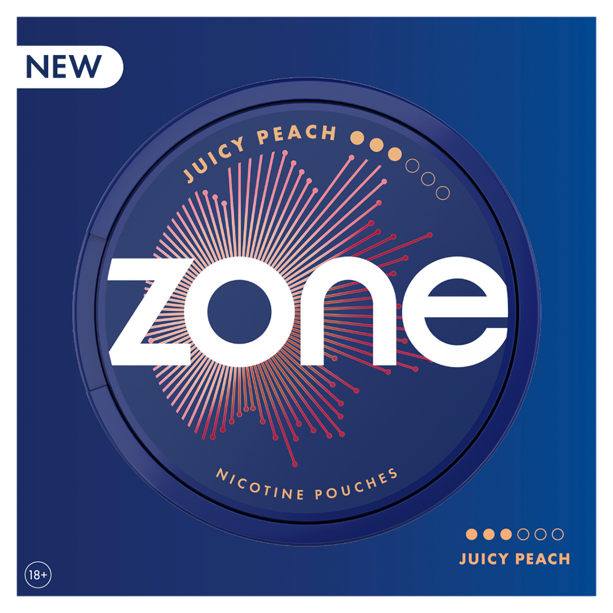Zone Juicy Peach Nicotine Pouches 10mg