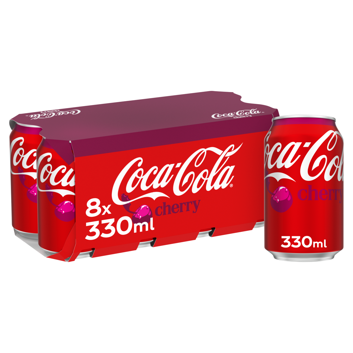Coca-Cola Cherry 8 x 330ml Cans