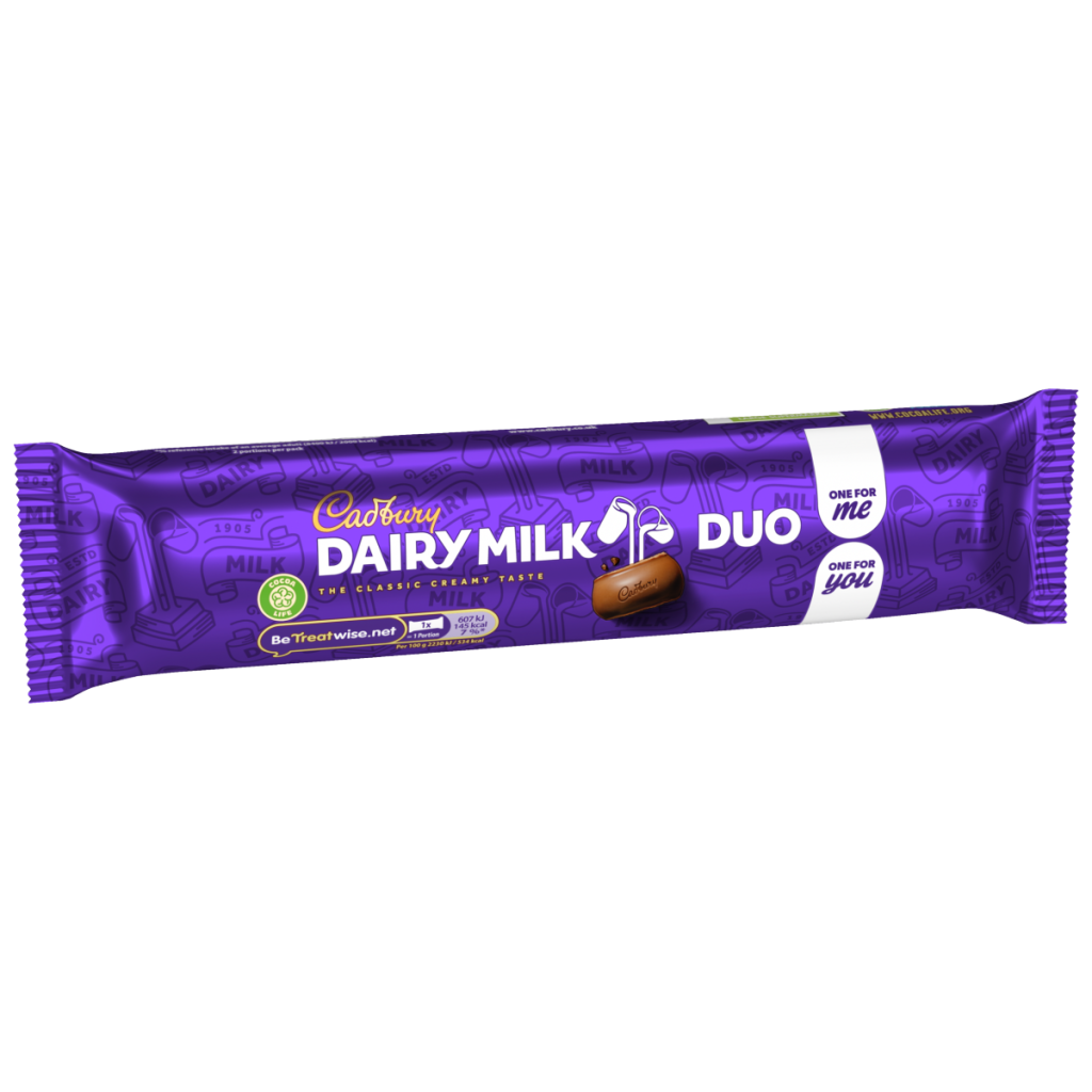 Cadbury Dairy Milk Chocolate Bar Duo 54.4 g