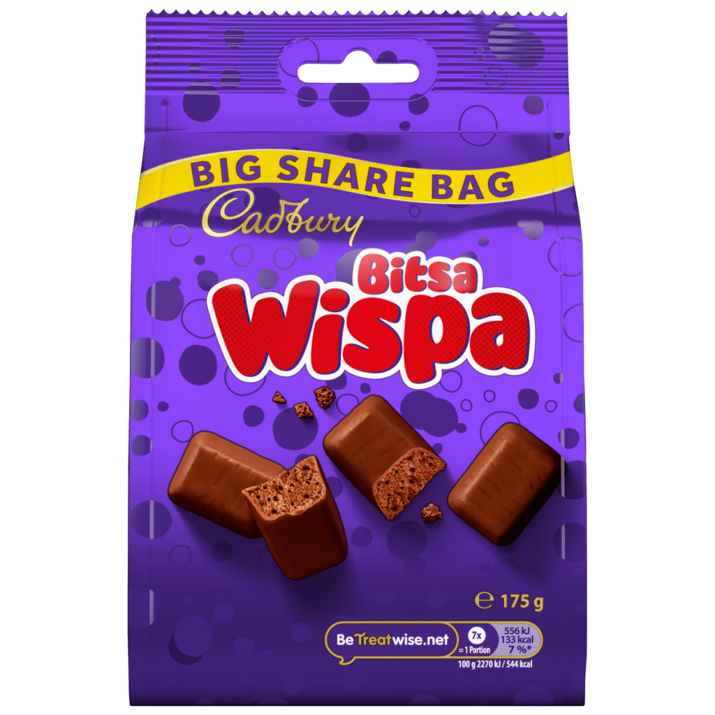 Cadbury Bitsa Wispa Chocolate Large Sharing Bag 175 g