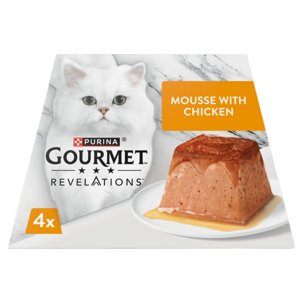 GOURMET Revelations Mousse Chicken Wet Cat Food 4x57g