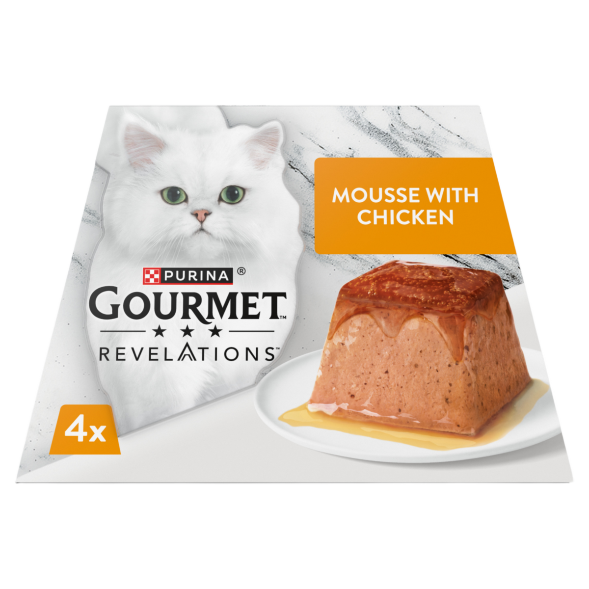GOURMET Revelations Mousse Chicken Wet Cat Food 4x57g
