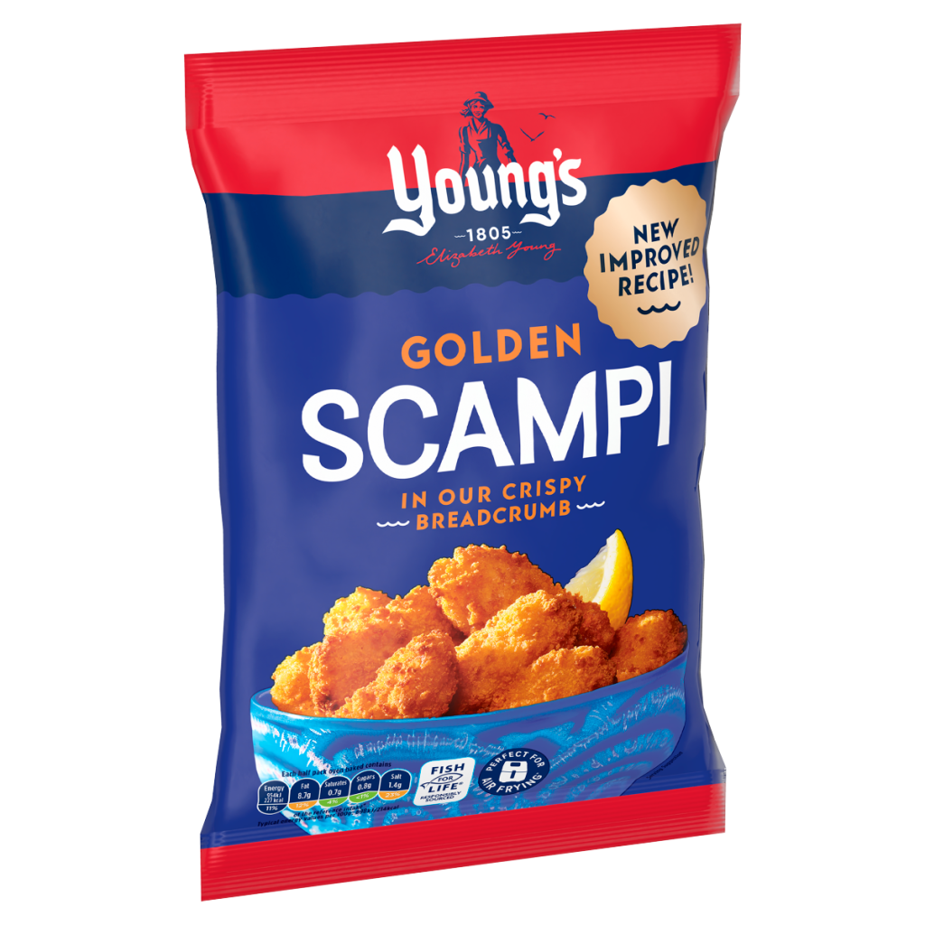 Young’s Golden Scampi in Our Crispy Breadcrumb 220g