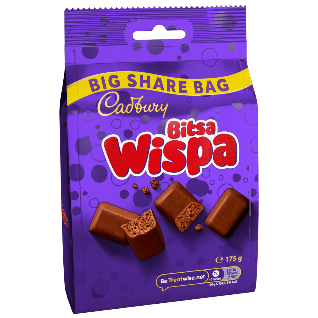 Cadbury Bitsa Wispa Chocolate Large Sharing Bag 175 g