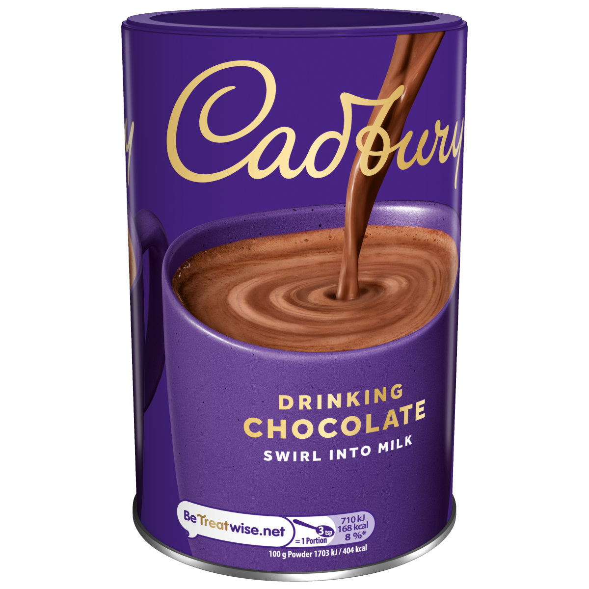 Cadbury Drinking Hot Chocolate Cocoa Powder Tin 500 g