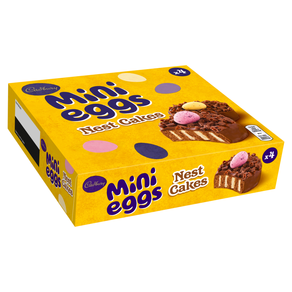Cadbury 4 Mini Eggs Nest Cakes