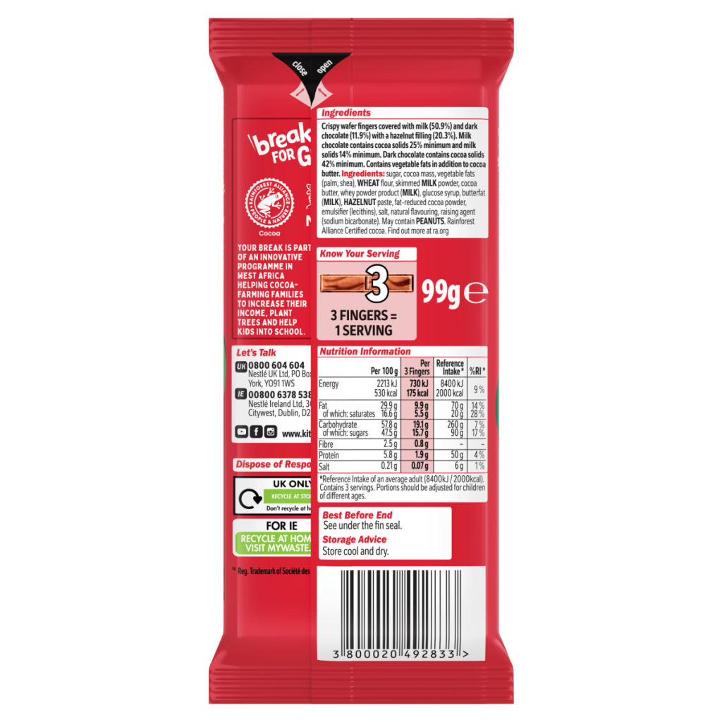 Kitkat Milk Chocolate 99g
