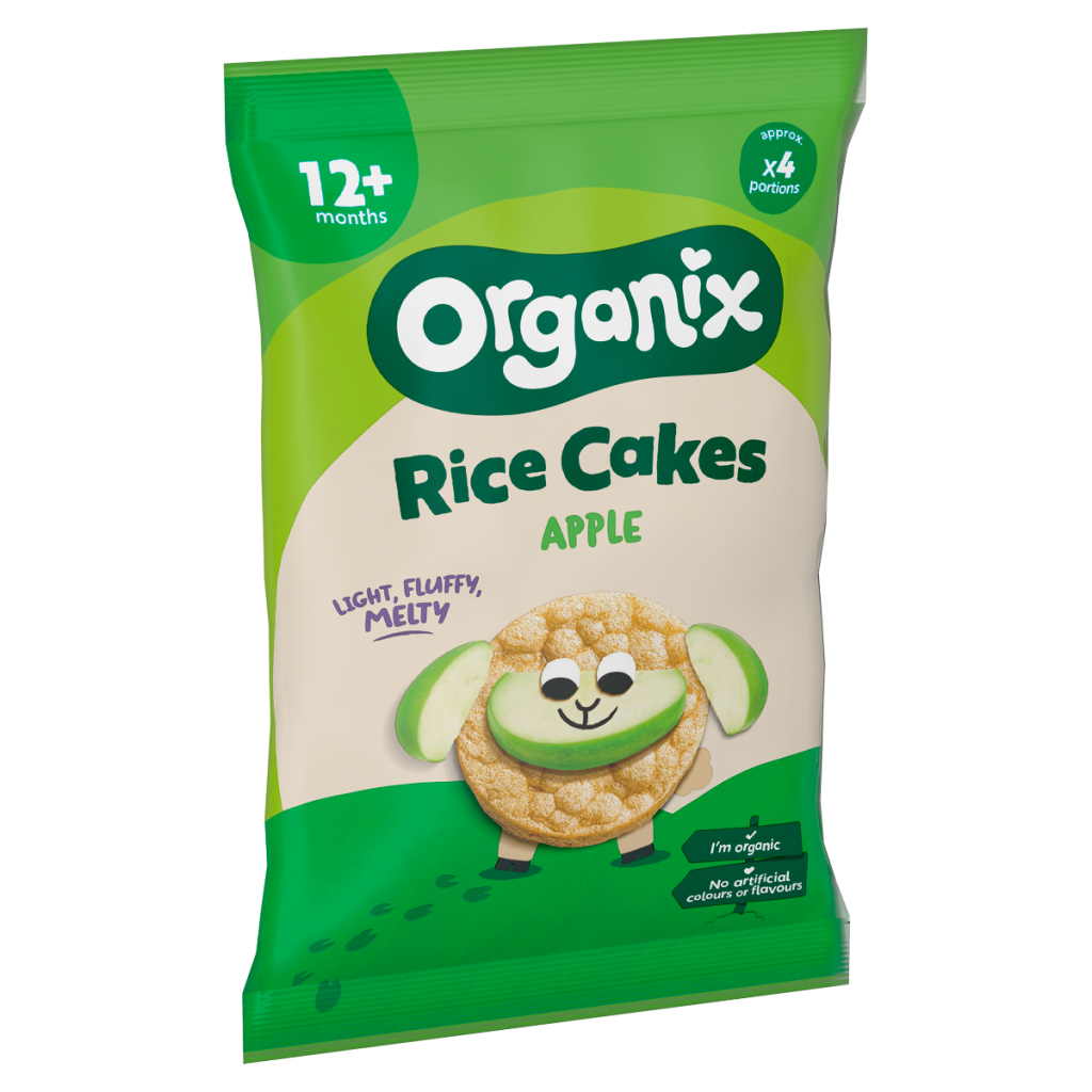 Organix Apple Rice Cake 12+ Months 40g