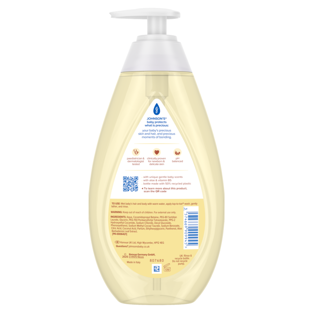 Johnson’s Baby Top-To-Toe Baby Wash 500ml
