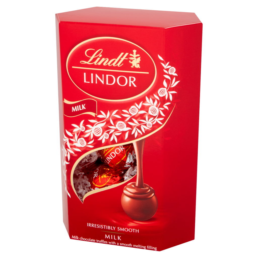 Lindt Lindor Milk Chocolate Truffles Box 200g
