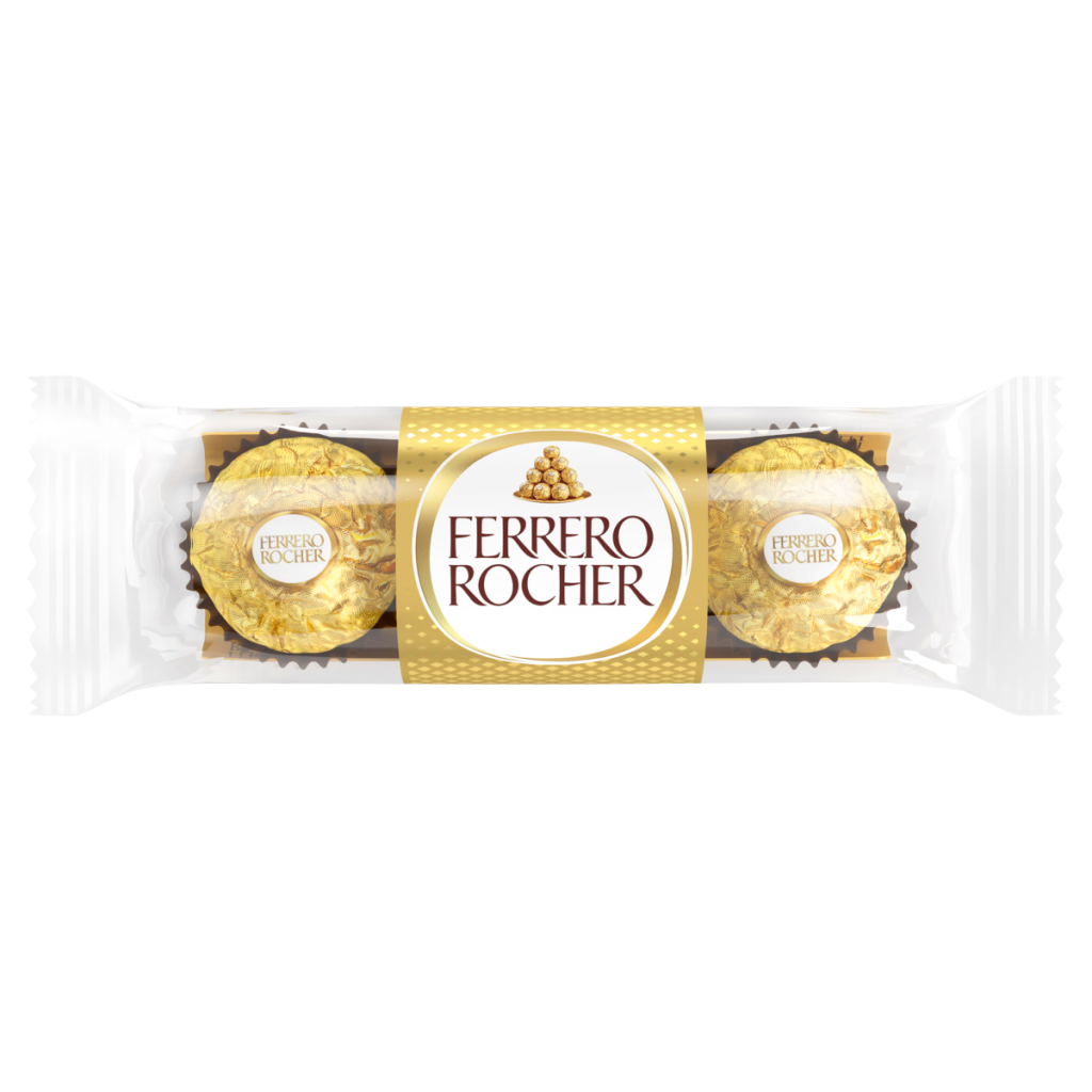 Ferrero Rocher Chocolate Pralines Treat Pack 3 Pieces (37.5g)