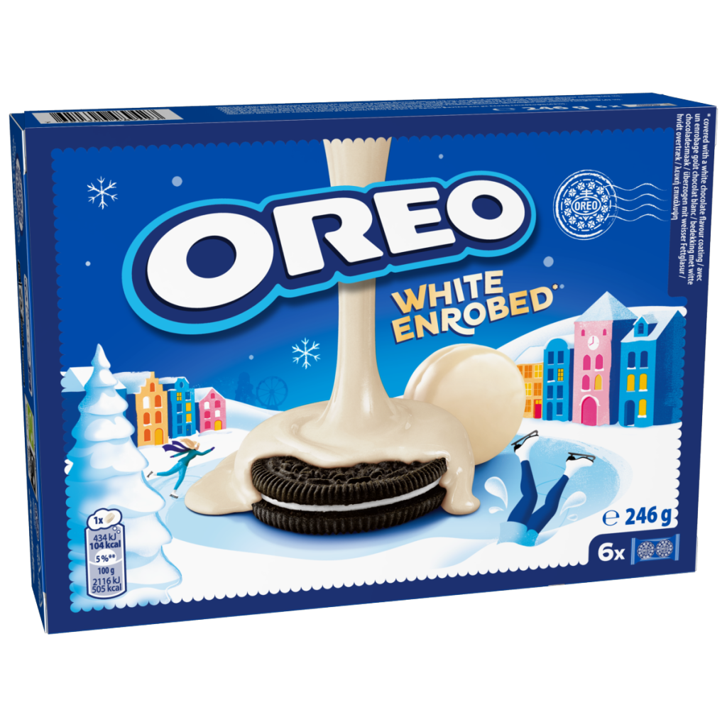 OREO White Chocolate Covered Sandwich Biscuits 246g