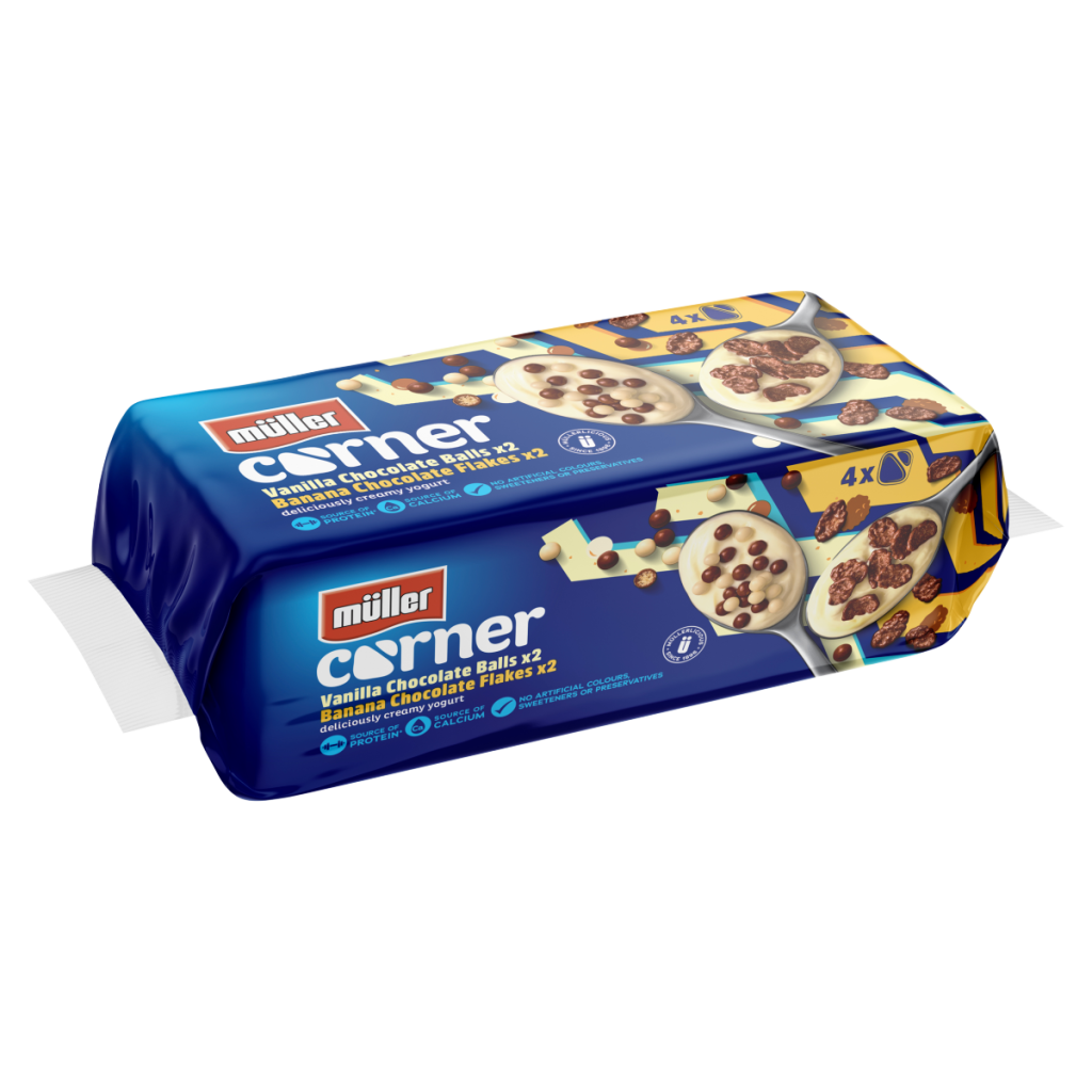 Müller Corner Deliciously Creamy Yogurt 496g (4 x 124g)