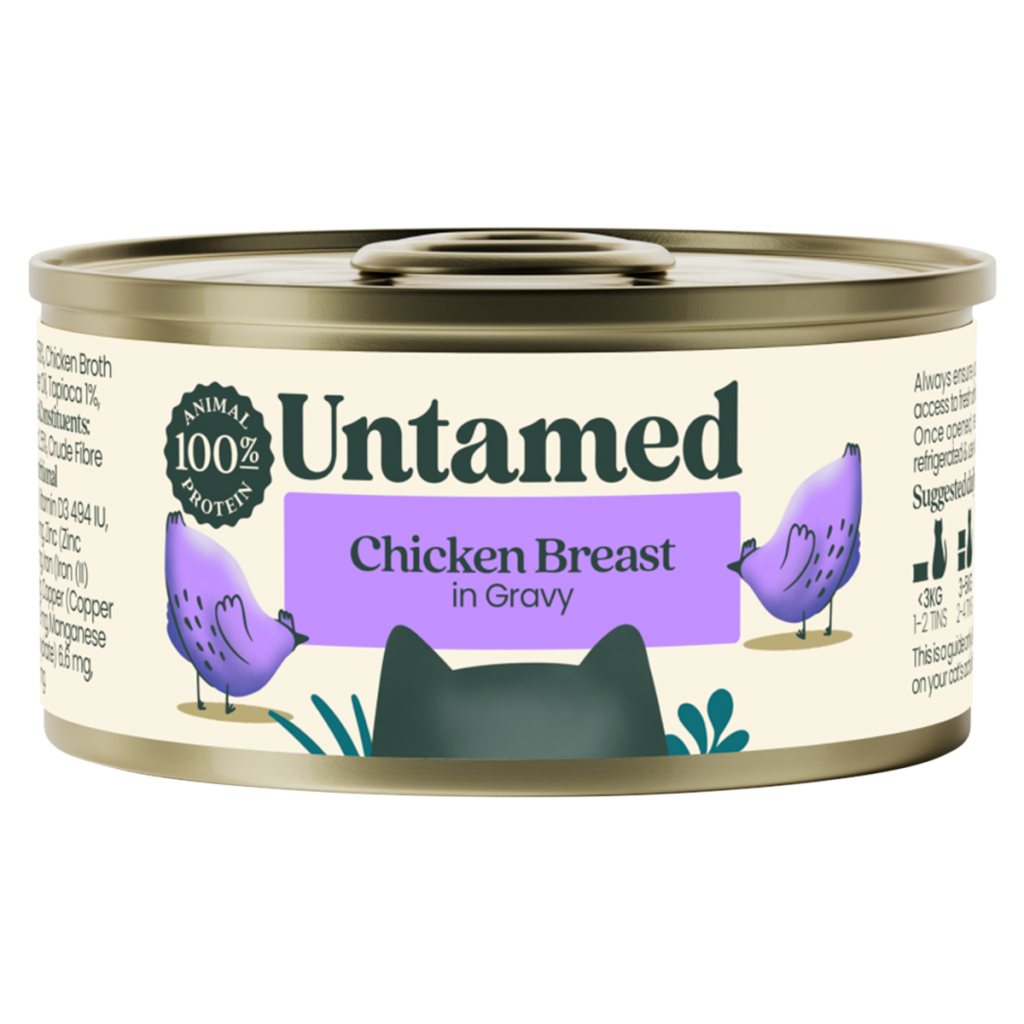 Untamed Chicken Breast in Gravy 75g