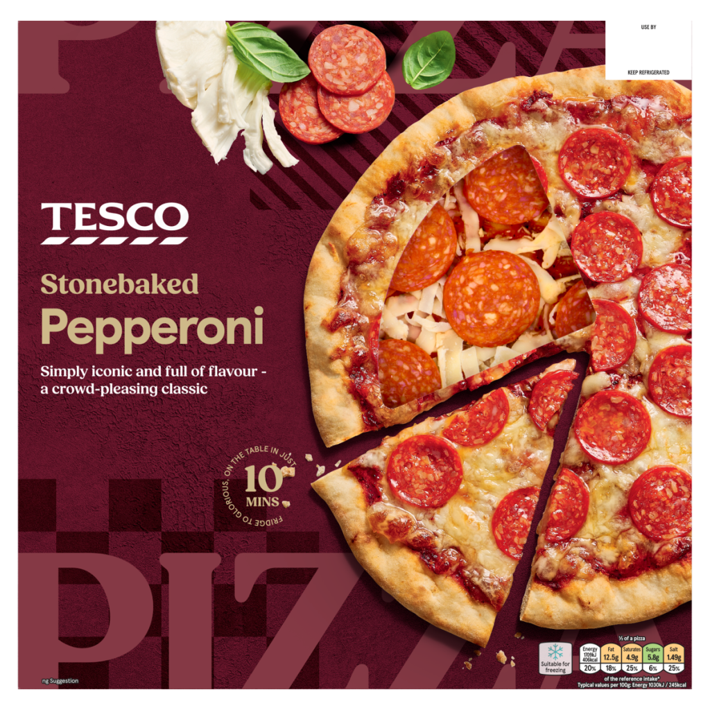Tesco Stonebaked Pepperoni 337g